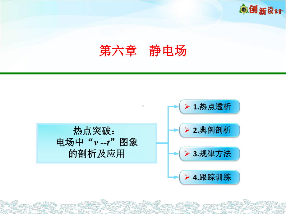 6-12-1-热点突破：电场中“V-t”图象的剖析及应用课件.ppt_第1页