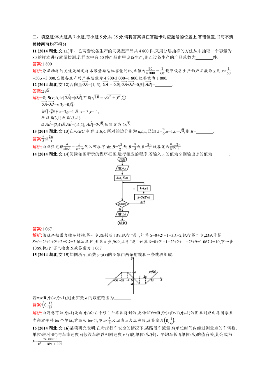 2014年普通高等学校招生全国统一考试数学(湖北卷)文.docx_第3页