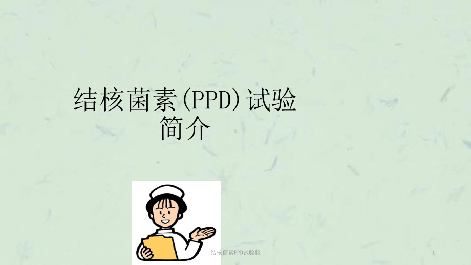 结核菌素PPD试验验课件.pptx_第1页