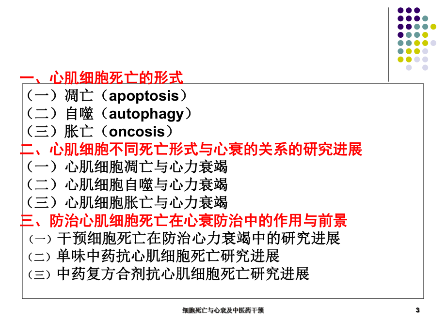 细胞死亡与心衰及中医药干预课件.ppt_第3页