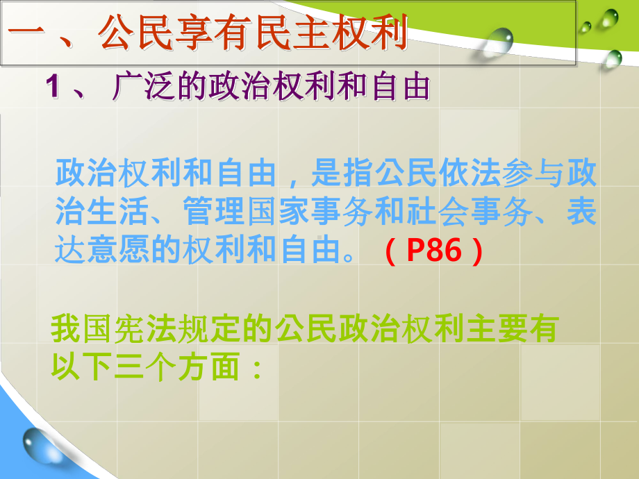 《经济政治与社会》第九课依法行使民主权利课件.ppt_第2页