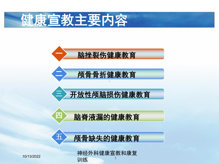 神经外科健康宣教和康复训练培训课件.ppt_第1页