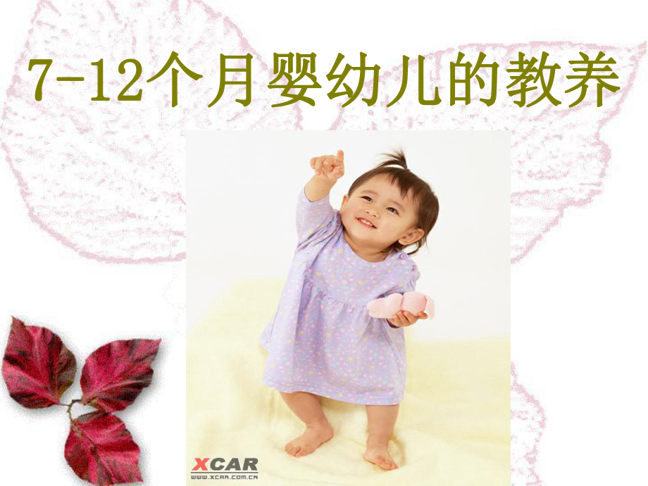 7-12个月婴幼儿的教养解析课件.ppt_第1页