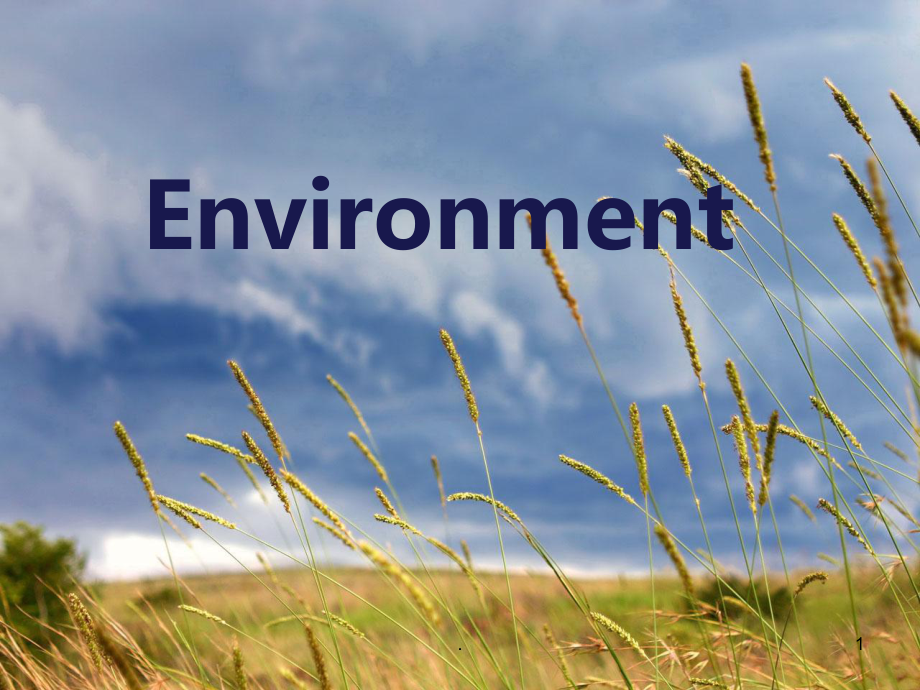 environment-环境-主题英文-(课堂)课件.ppt_第1页