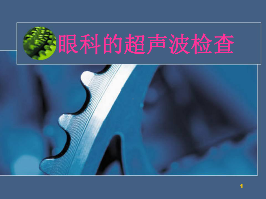 眼科的超声波检查讲座学习课件.ppt_第1页