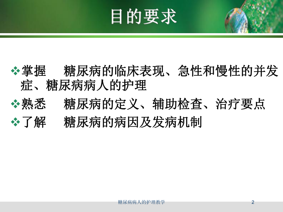 糖尿病病人的护理教学培训课件.ppt_第2页