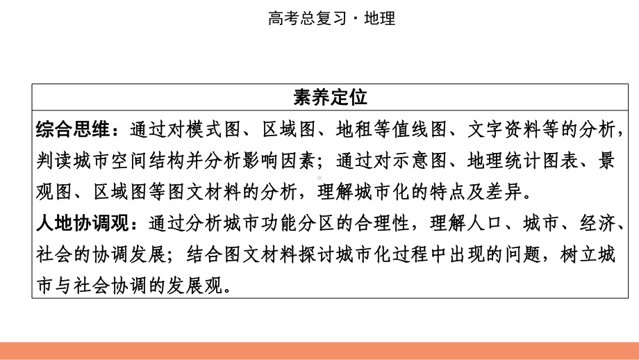 2022届新高考地理人教版一轮复习课件：第8章第1节城市空间结构和等级体系.pptx_第3页