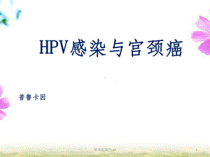 HPV感染与宫颈癌课件-2.ppt