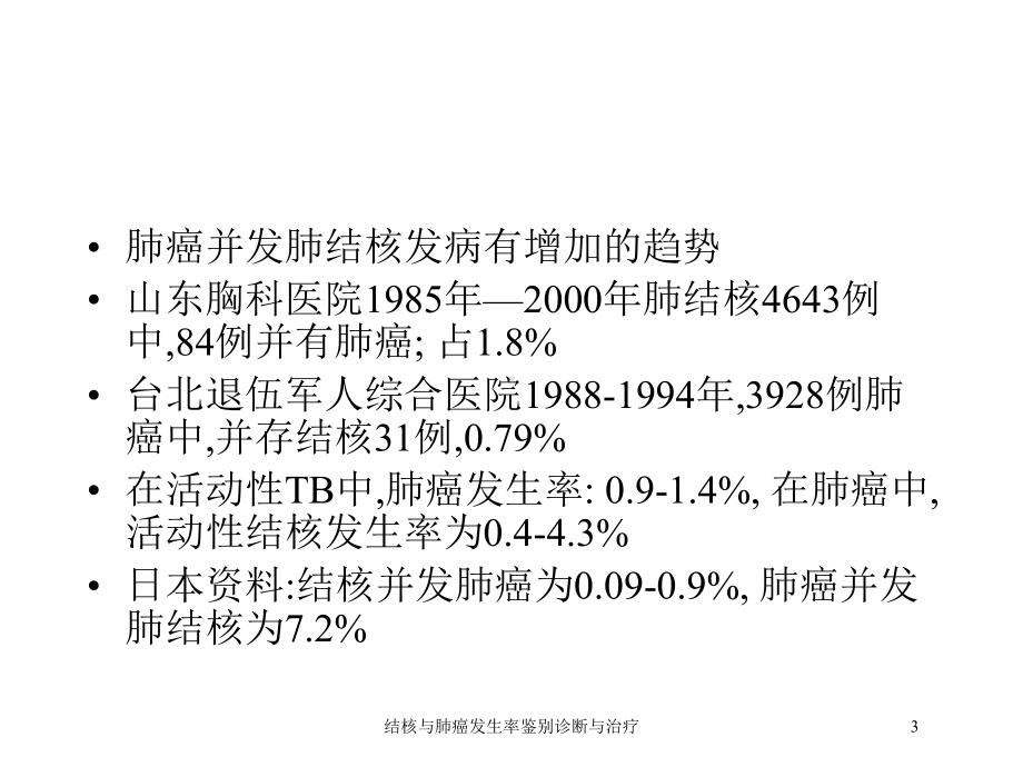 结核与肺癌发生率鉴别诊断与治疗培训课件.ppt_第3页