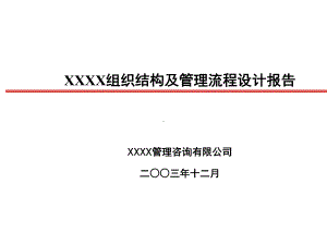 xx公司组织结构设计报告41张课件.ppt