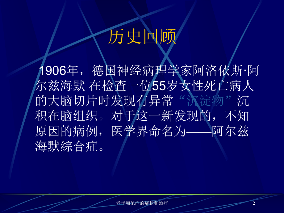 老年痴呆症的症状和治疗培训课件.ppt_第2页