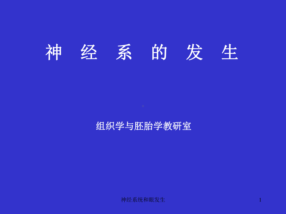 神经系统和眼发生课件.ppt_第1页