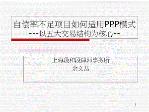 PP模式五大交易结构精讲课件.ppt