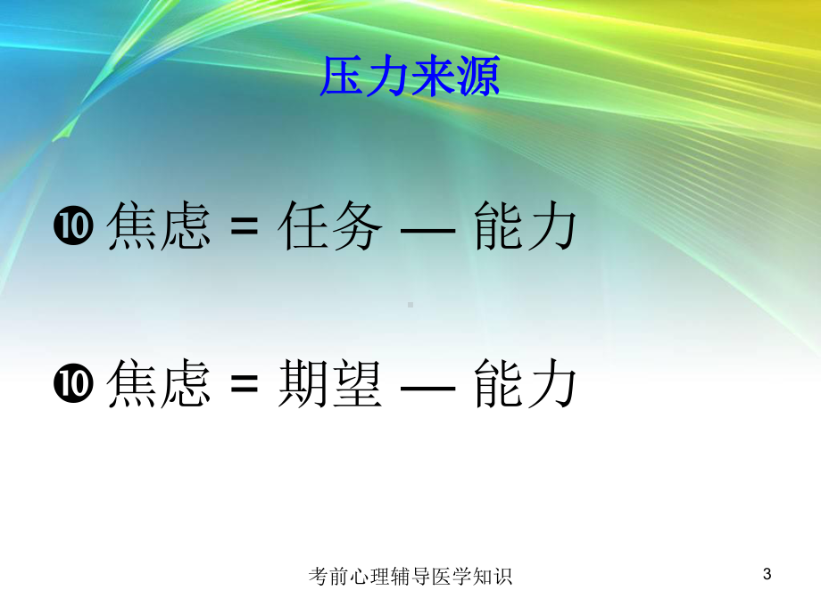 考前心理辅导医学知识培训课件.ppt_第3页