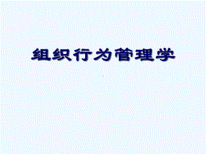 组织行为学—群体行为课件1.ppt