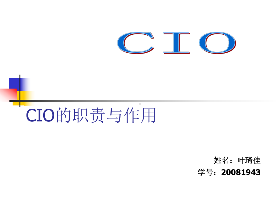 CIO的职责与作用-优质课件.ppt_第1页