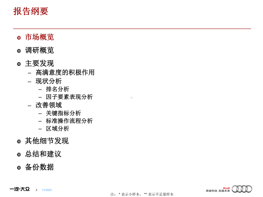 XXXX年奥迪JDPowerSSI分析课件.ppt_第2页