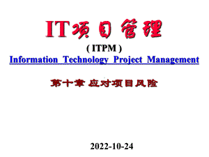 IT项目管理之应对项目风险(-49张)课件.ppt