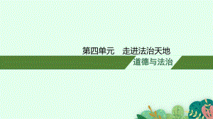 2021年安徽中考道德与法治一轮四单元-走进法治天地33张课件.pptx