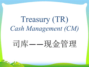 SAP资金管理培训课件.ppt