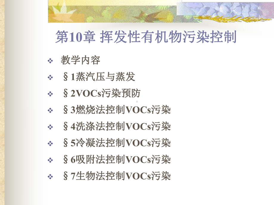 voc催化燃烧教学课件.ppt_第1页