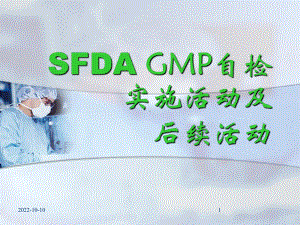 SFDAGMP自检实施活动及后续活动(-126张)课件.ppt