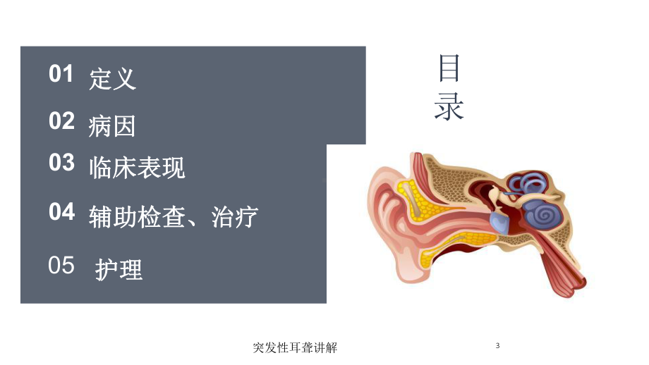 突发性耳聋ppt图片