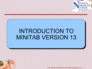 MINITAB软件应用手册(英文版)(-133张)课件.ppt--（课件中不含音视频）