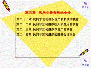 -政府与非营利组织会计21章-民间非营利组织资产和负债的核算课件.ppt