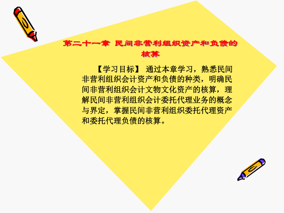 -政府与非营利组织会计21章-民间非营利组织资产和负债的核算课件.ppt_第3页