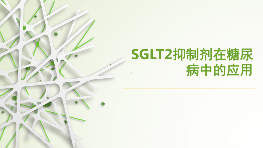 SGLT2抑制剂在糖尿病中的应用课件.pptx_第1页