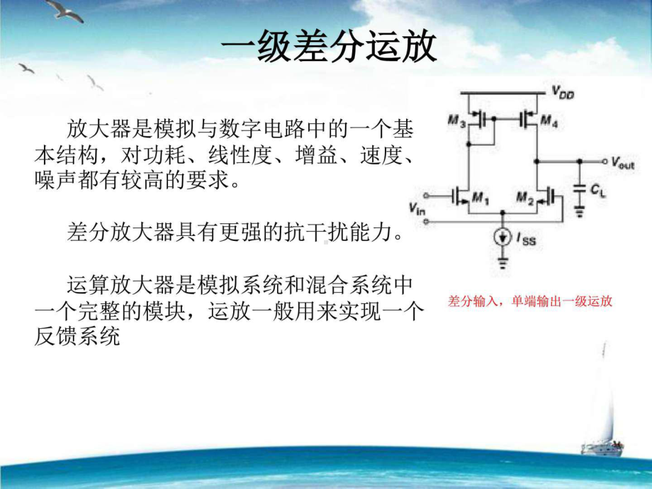 Cadence一级差分运放的仿真实现-电子电路-工程科技-专业课件.ppt_第2页