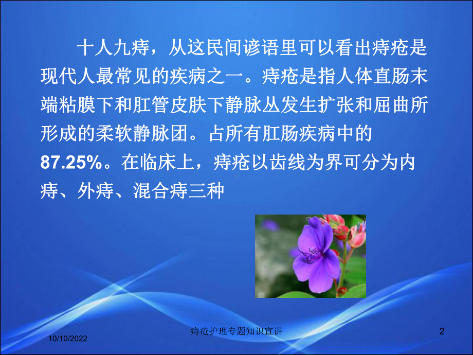 痔疮护理专题知识宣讲培训课件.ppt_第2页