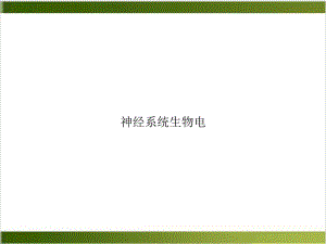 神经系统生物电示范课件.ppt