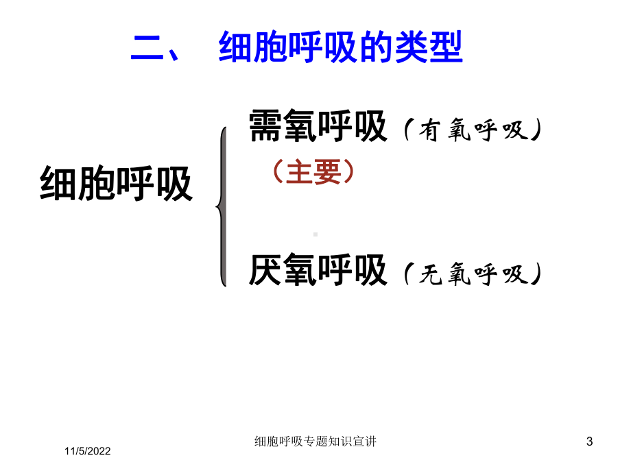 细胞呼吸专题知识宣讲培训课件.ppt_第3页