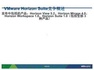 VMware-Horizon-Suite竞争概述(-31张)课件.ppt