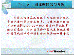 三章图像的修复与修饰课件.ppt