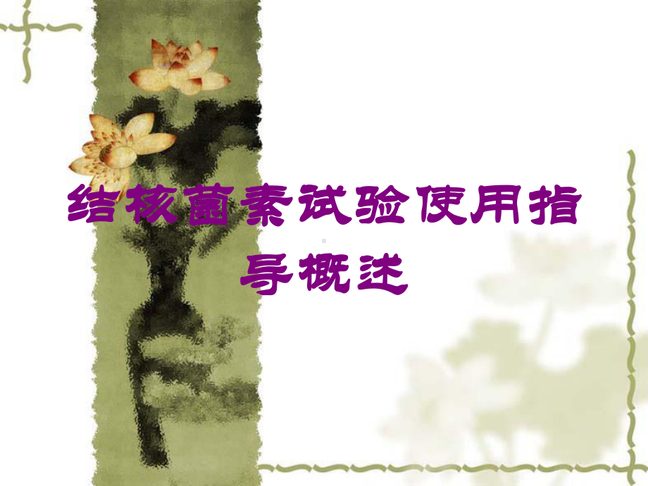 结核菌素试验使用指导概述培训课件.ppt_第1页