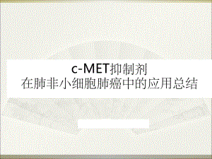 c-met在肺小细胞肺癌中应用课件.ppt