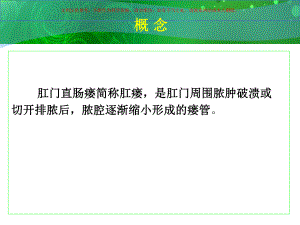 肛瘘的现代概念培训课件.ppt