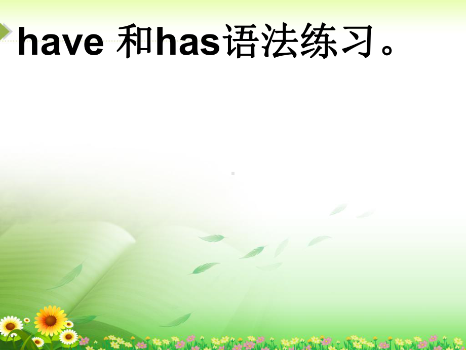 have和has的用法讲解及练习课件.ppt_第1页