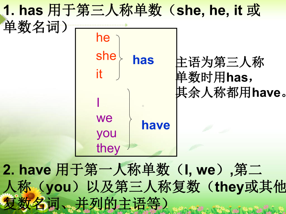 have和has的用法讲解及练习课件.ppt_第3页