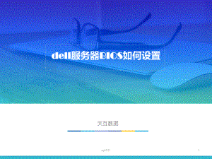 dell服务器BIOS如何设置-课件.ppt