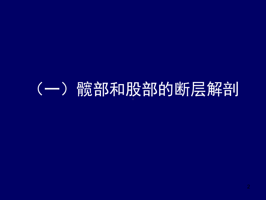 下肢的断层解剖人体断层解剖学(课堂)课件.ppt_第2页