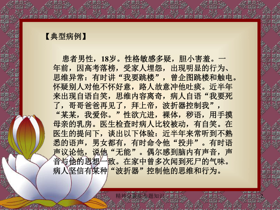 精神分裂症专题知识培训课件.ppt_第2页