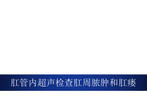 肛管内超声检查肛周脓肿和肛瘘课件.pptx