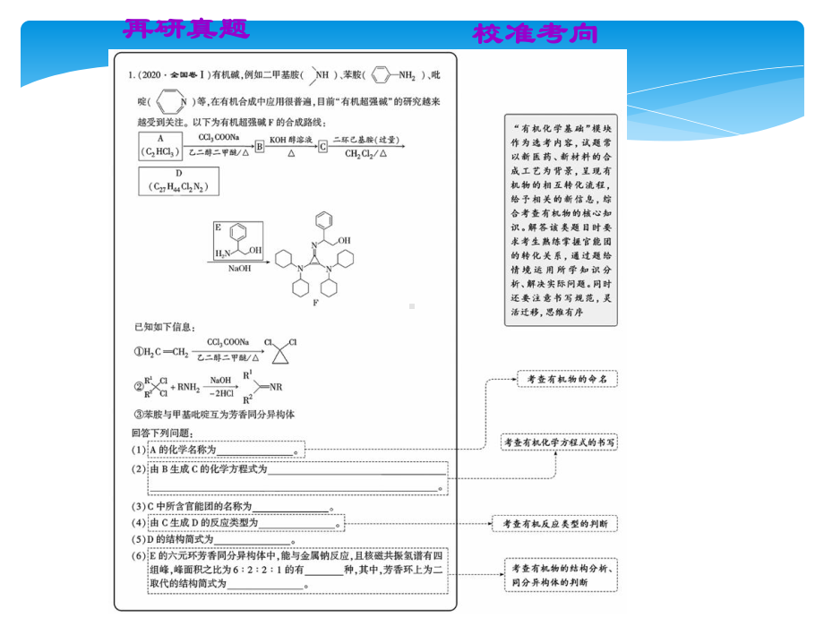 2021年高考化学总复习专题课件★★题型13-有机合成与推断.ppt_第2页