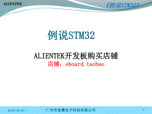 STM32窗口看门狗实验-课件.ppt