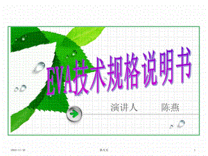 EVA技术规格说明书课件.ppt