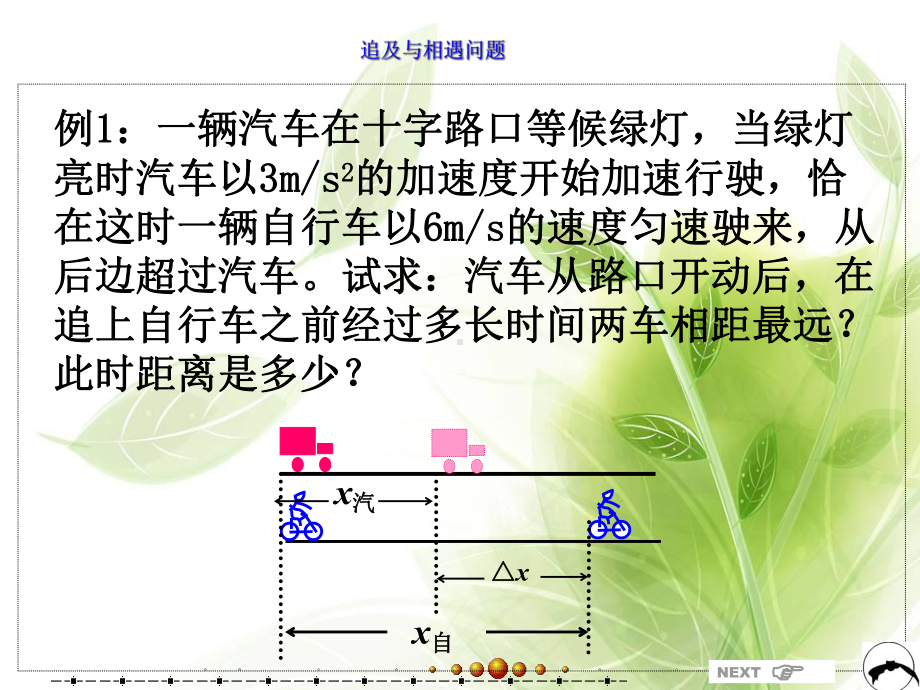 人教版高中物理必修一第一章-专题-追及与相遇问题-课件-(共15张).ppt_第2页